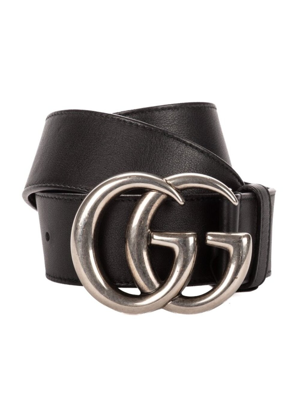 Gucci Classic GG Marmont Belt Black Smooth Leather